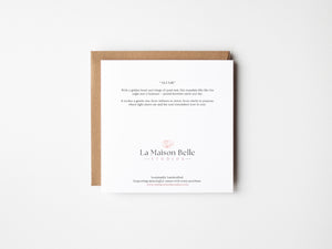 Altair — Eco-Friendly Watercolour Greeting Card | 5.5x5.5 Sustainable Art Print - La Maison Belle