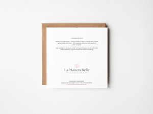Andromeda — Eco-Friendly Watercolour Greeting Card | 5.5x5.5 Sustainable Art Print - La Maison Belle