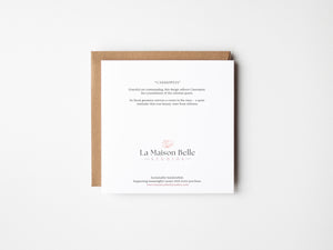 Cassiopeia — Eco-Friendly Watercolour Greeting Card | 5.5x5.5 Sustainable Art Print - La Maison Belle