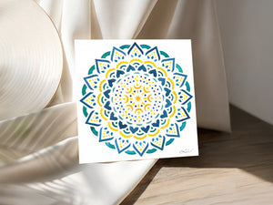 Altair — Eco-Friendly Watercolour Greeting Card | 5.5x5.5 Sustainable Art Print - La Maison Belle