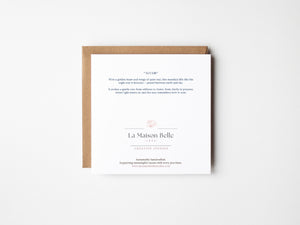 Altair — Eco-Friendly Watercolour Greeting Card | 5.5x5.5 Sustainable Art Print - La Maison Belle
