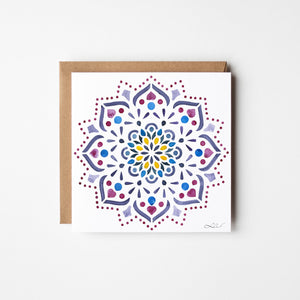 Andromeda — Eco-Friendly Watercolour Greeting Card | 5.5x5.5 Sustainable Art Print - La Maison Belle