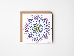 Andromeda — Eco-Friendly Watercolour Greeting Card | 5.5x5.5 Sustainable Art Print - La Maison Belle