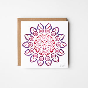 Cassiopeia — Eco-Friendly Watercolour Greeting Card | 5.5x5.5 Sustainable Art Print - La Maison Belle