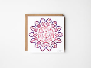 Cassiopeia — Eco-Friendly Watercolour Greeting Card | 5.5x5.5 Sustainable Art Print - La Maison Belle