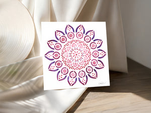 Cassiopeia — Eco-Friendly Watercolour Greeting Card | 5.5x5.5 Sustainable Art Print - La Maison Belle