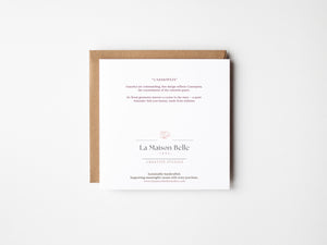 Cassiopeia — Eco-Friendly Watercolour Greeting Card | 5.5x5.5 Sustainable Art Print - La Maison Belle