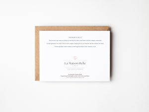 Tranquil Blue — Eco-Friendly Watercolour Greeting Card | 5x7 Sustainable Art Print - CREATIVE STUDIOS